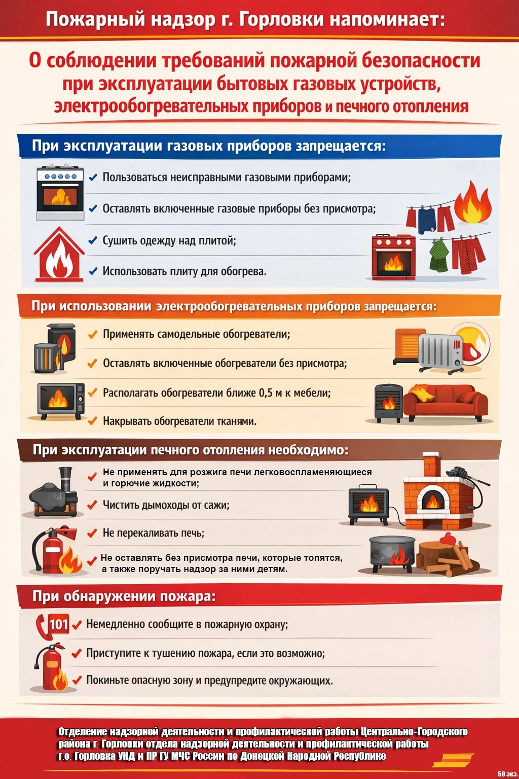 Государственный пожарный надзор города Горловка напоминает:.
